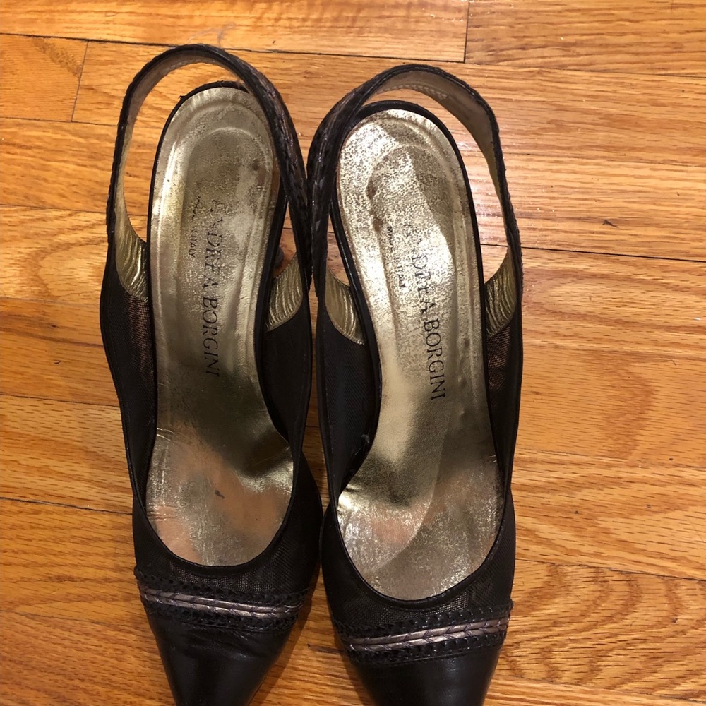 Beautiful leather Slingbacks